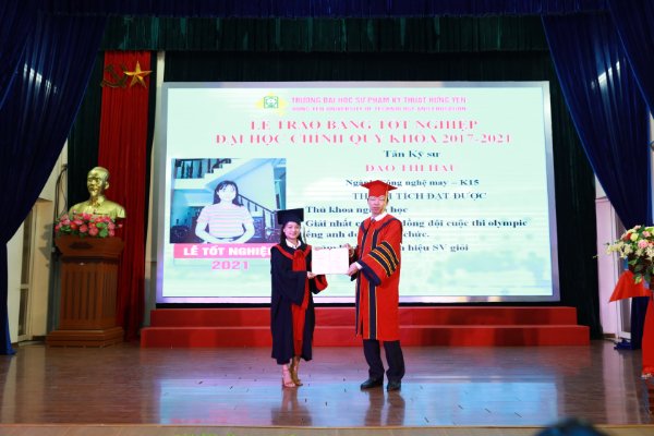 LỄ BẾ GIẢNG VÀ TRAO BẰNG TỐT NGHIỆP CHO SINH VIÊN ĐẠI HỌC CHÍNH QUY K15  KHÓA HỌC  2017- 2021 VÀ TRAO BẰNG TỐT NGHIỆP CHO SINH VIÊN K15