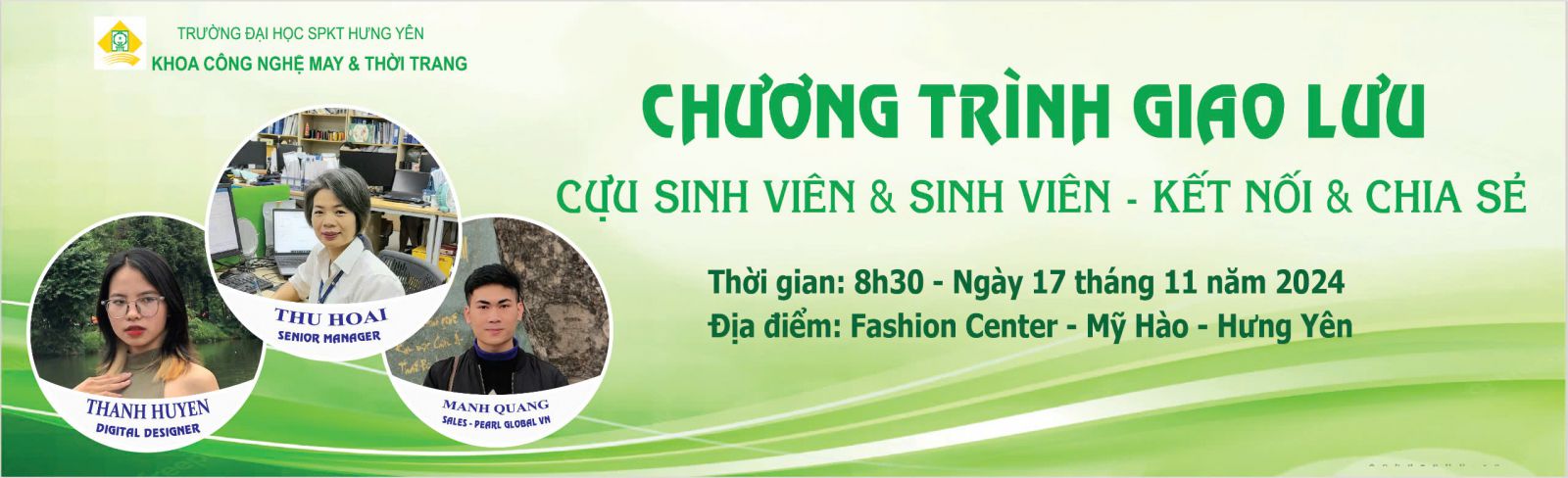 GIAO LƯU CỰU SINH VIÊN – SINH VIÊN